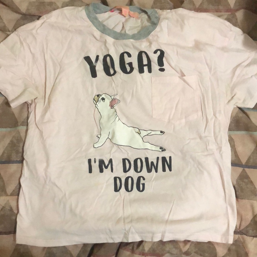This shirt I bought it on Macy’s I used like 5 times I believe is too short now